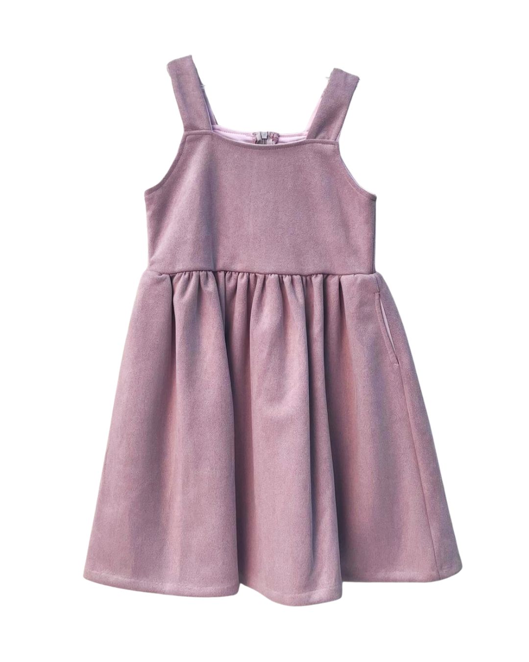 VESTIDO SUADE TIRANTE