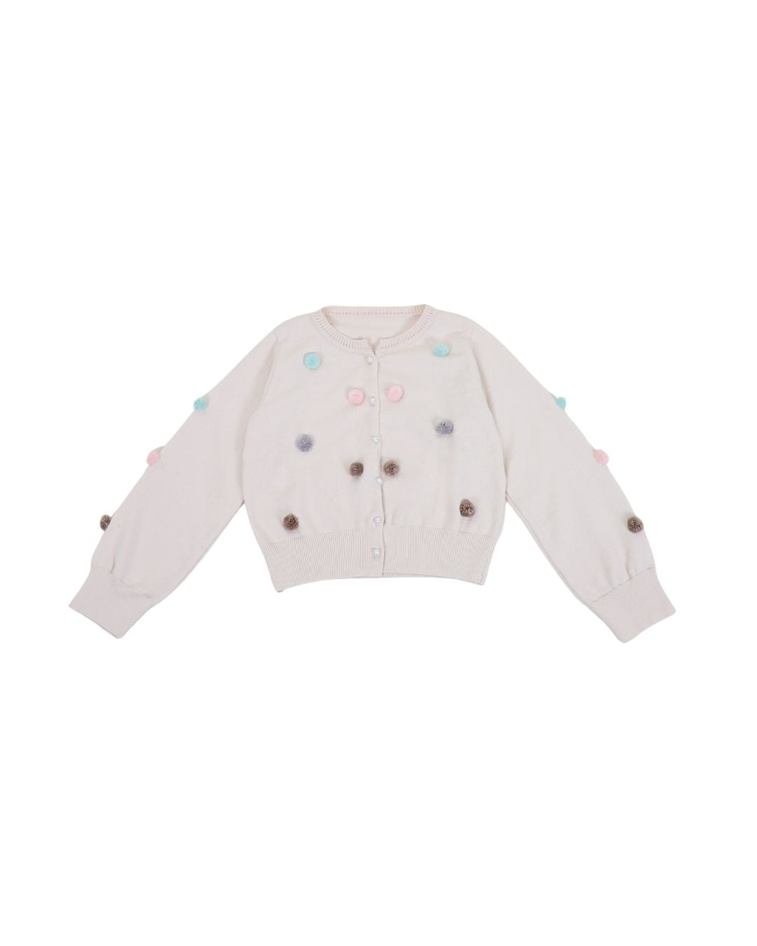 SUETER TEJIDO POMPONES